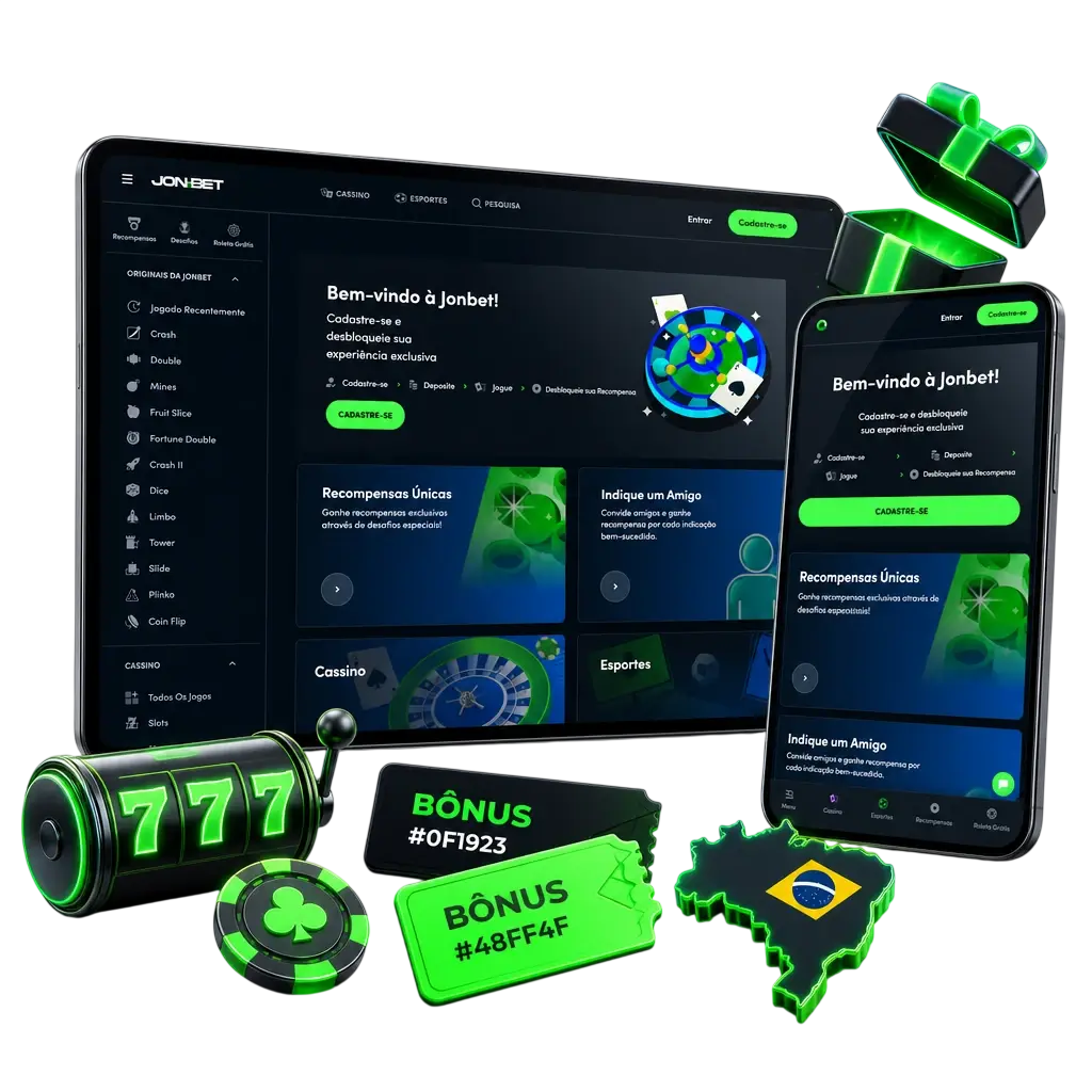 Bônus de boas-vindas e promoções de slots na Jonbet: cashback, rodadas grátis e recompensas VIP para jogadores no Brasil.