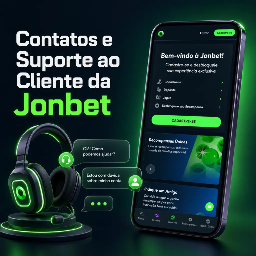 Suporte ao cliente Jonbet com atendimento 24h via chat, e-mail, WhatsApp e Telegram