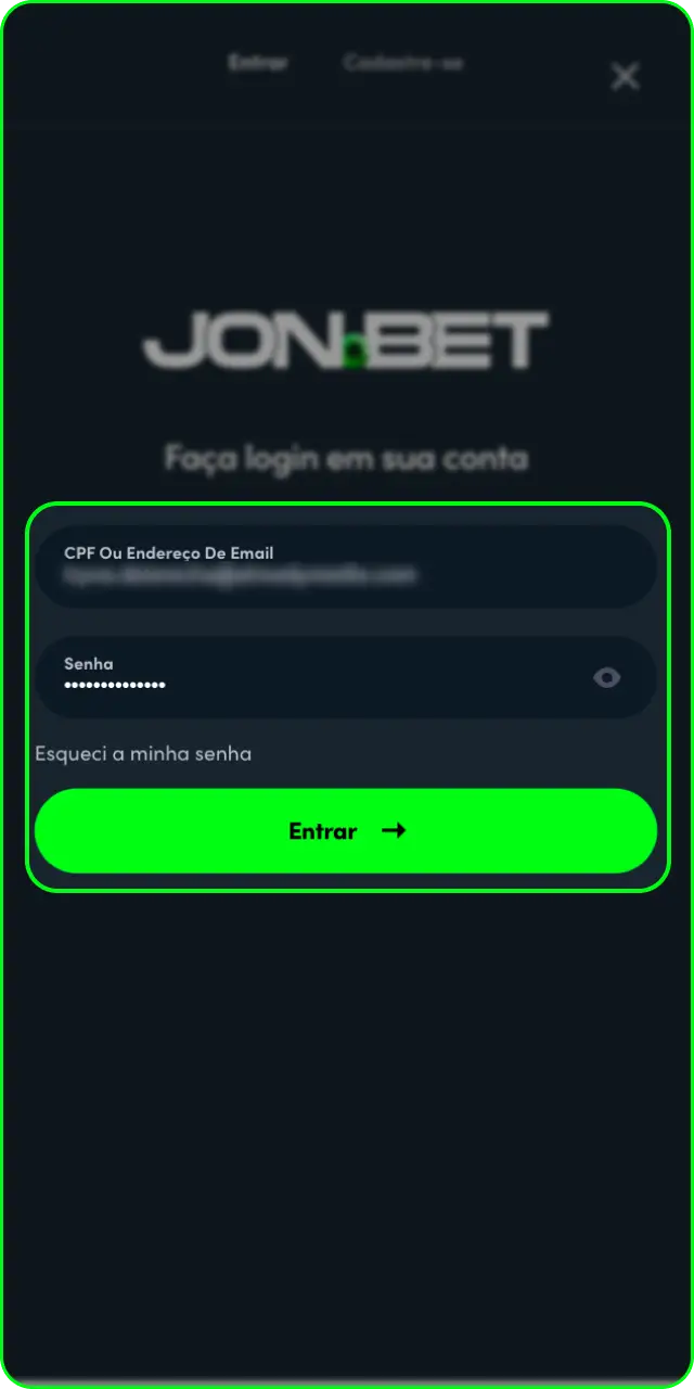 Realize o login no sistema e prepare-se para apostar em futebol na Jonbet.