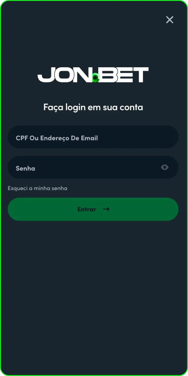 Abra o aplicativo e faça login para começar suas apostas em MMA na Jonbet.