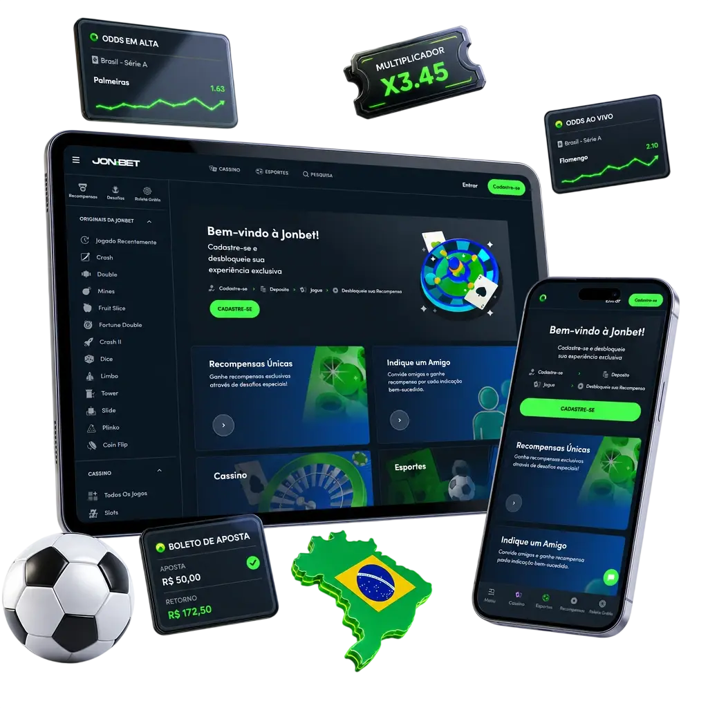 Tipos de apostas em futebol na Jonbet: simples, múltipla e sistema, para diferentes perfis de apostadores.