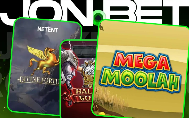 Busque grandes prêmios nos jackpots progressivos do Jonbet cassino online.